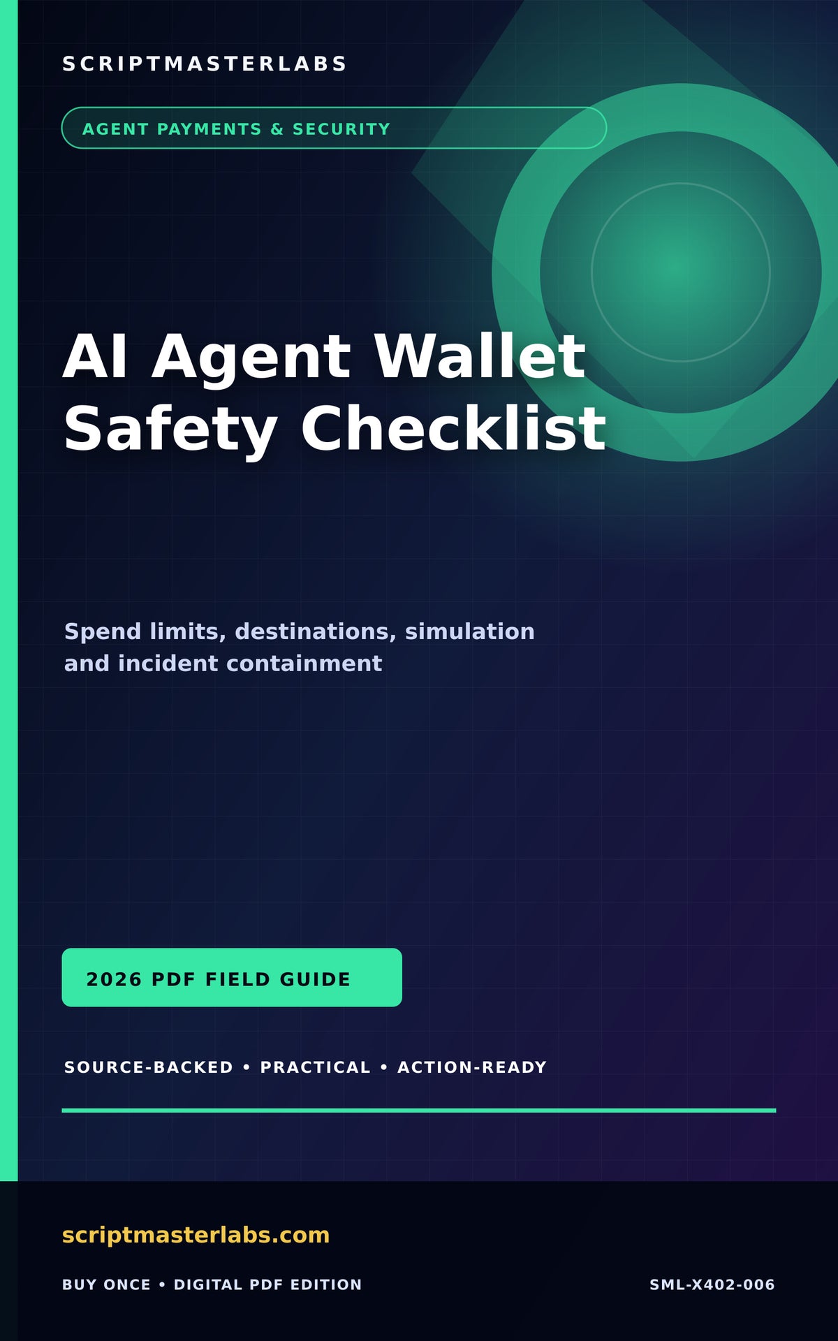 AI Agent Wallet Safety Checklist PDF cover