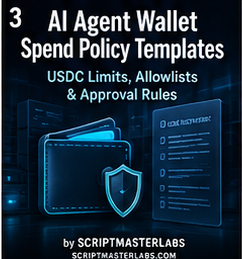 AI Agent Wallet Spend Policy Templates by SCRIPTMASTERLABS