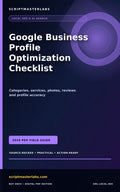 Google Business Profile Optimization Checklist PDF cover