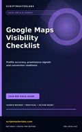 Google Maps Visibility Checklist PDF cover