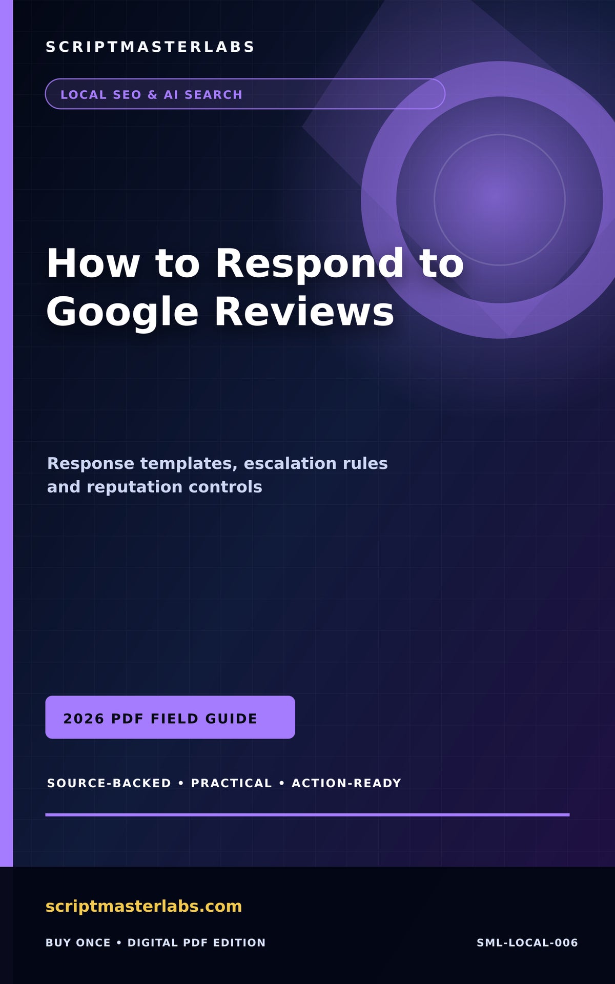 How to Respond to Google Reviews PDF cover