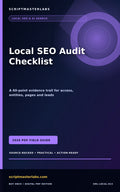 Local SEO Audit Checklist PDF cover