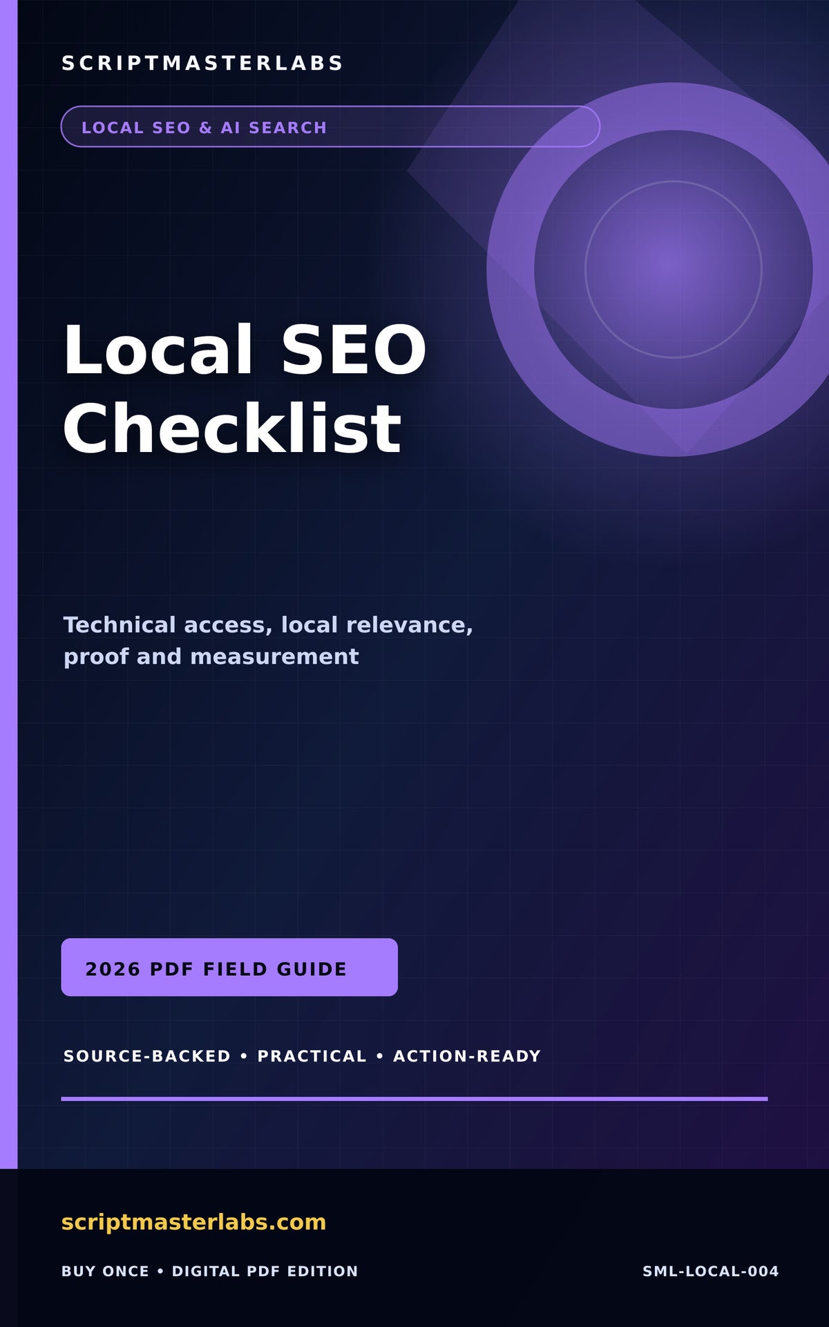 Local SEO Checklist PDF cover