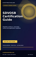 SDVOSB Certification Guide PDF cover
