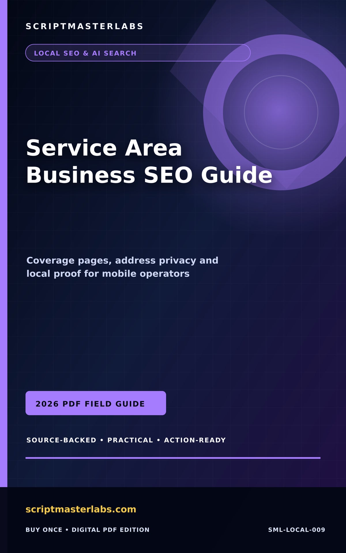 Service Area Business SEO Guide PDF cover
