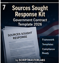 Sources Sought Response Kit 2026 by SCRIPTMASTERLABS