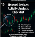 Unusual Options Activity Analysis Checklist by SCRIPTMASTERLABS