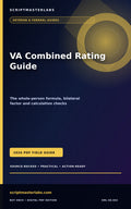VA Combined Rating Guide PDF cover