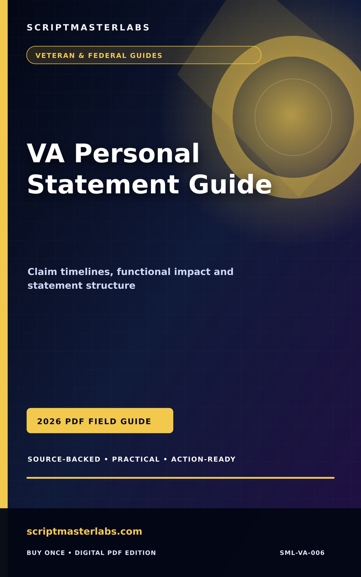 VA Personal Statement Guide PDF cover